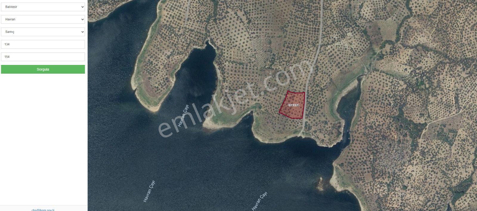 Balıkesir Havran Sarnıç Mahallesi Satılık Zeytinlik Arsa - Görsel 13