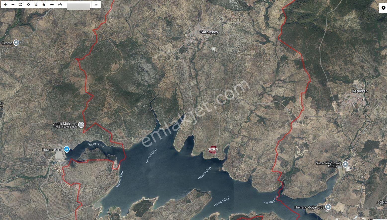Balıkesir Havran Sarnıç Mahallesi Satılık Zeytinlik Arsa