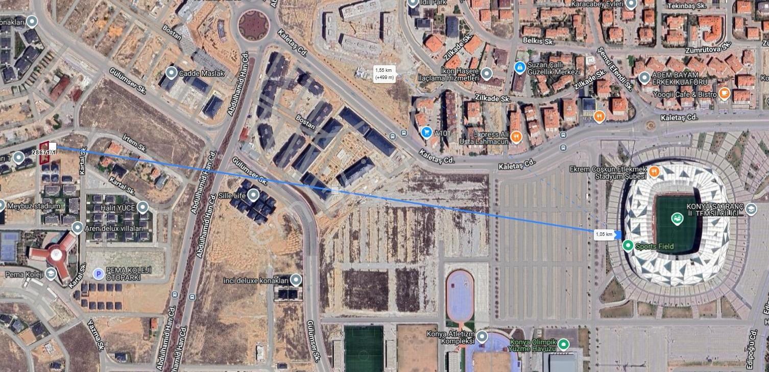 Konya Selçuklu Sillede Pema Koleji Arkası Satılık Arsa - Görsel 2