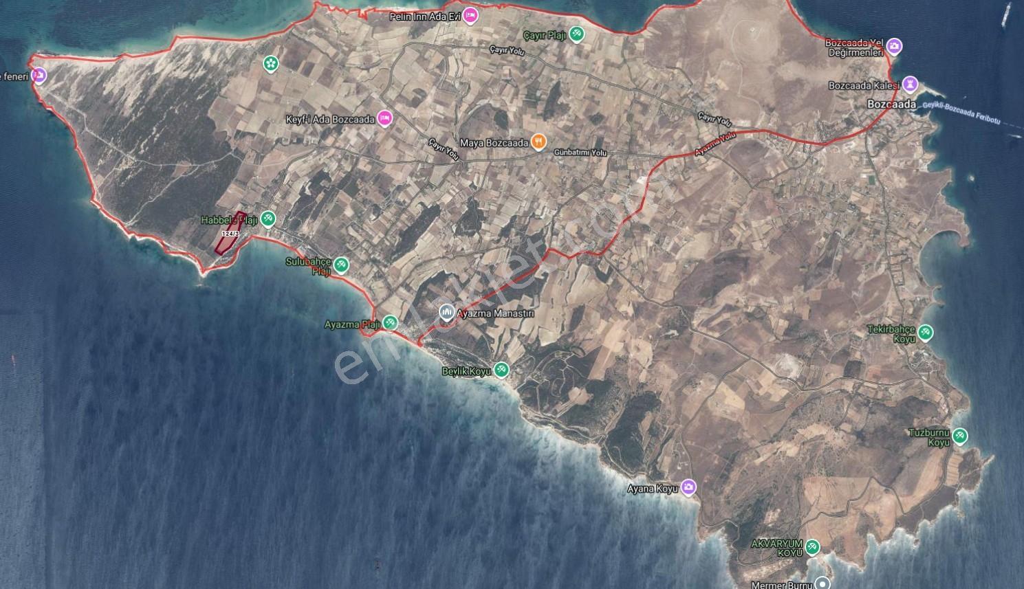 Çanakkale Bozcada'da Satılık Deniz Kenarı Arsa - Görsel 4