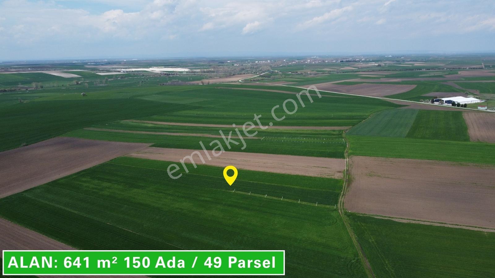 Ergene İğneler Köye Yakın Muvafakatnameli 641 M² Hisseli Tarla.! - Görsel 19
