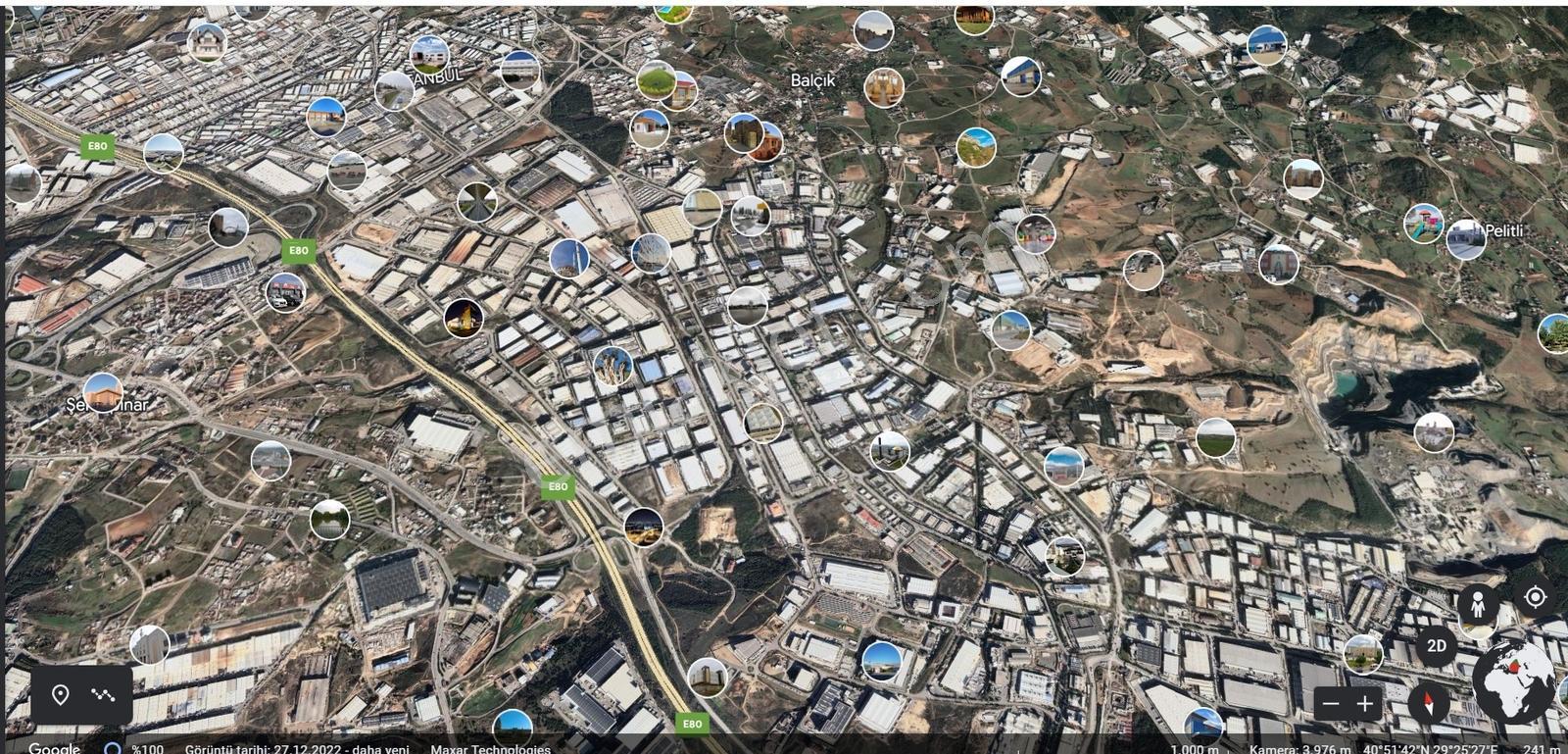 Balçıkta Satılık 3150 M2 1. Sınıf Sanayi Arsası