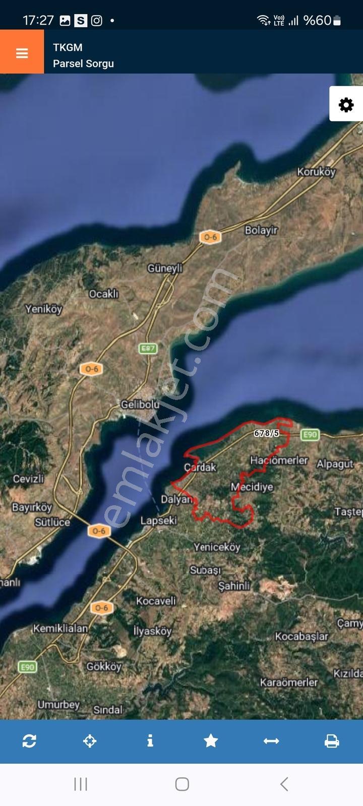 Çardak'ta Deniz Manzaralı İmarlı İfrazlı Satılık Müstakil Arsa - Görsel 4