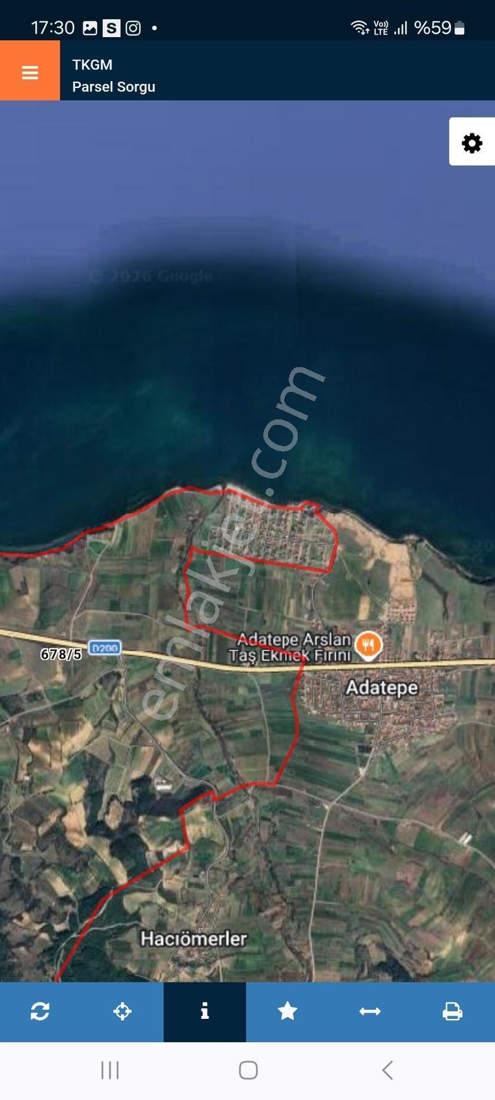 Çardak'ta Deniz Manzaralı İmarlı İfrazlı Satılık Müstakil Arsa - Görsel 3