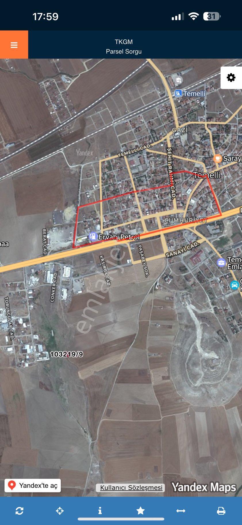 Sincan Temelli Cumhuriyet Mah 620 M2 Tek Tapu İmarlı Arsa - Görsel 10