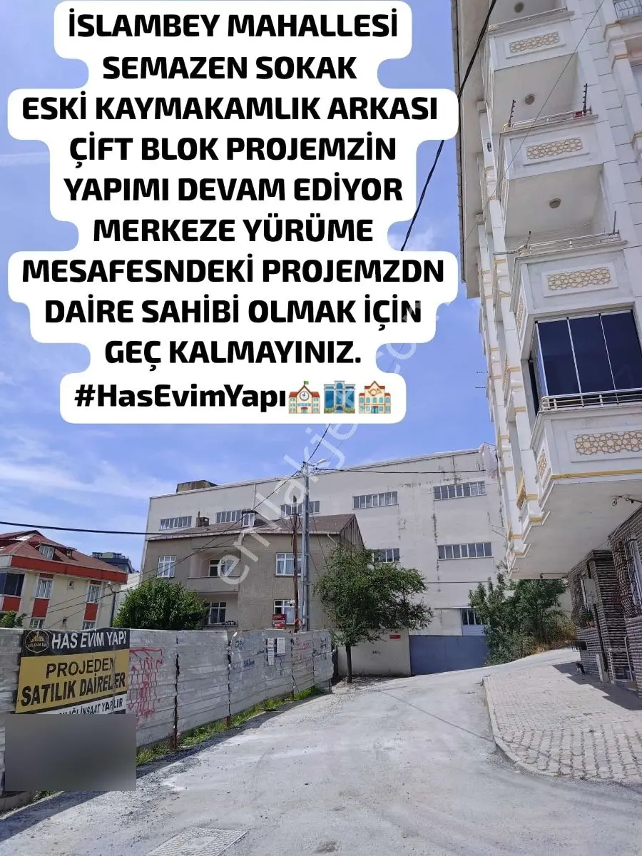 Has Evim Yapıdan İslambey Mh Süper Konum Toprakdan Yüksek Giriş