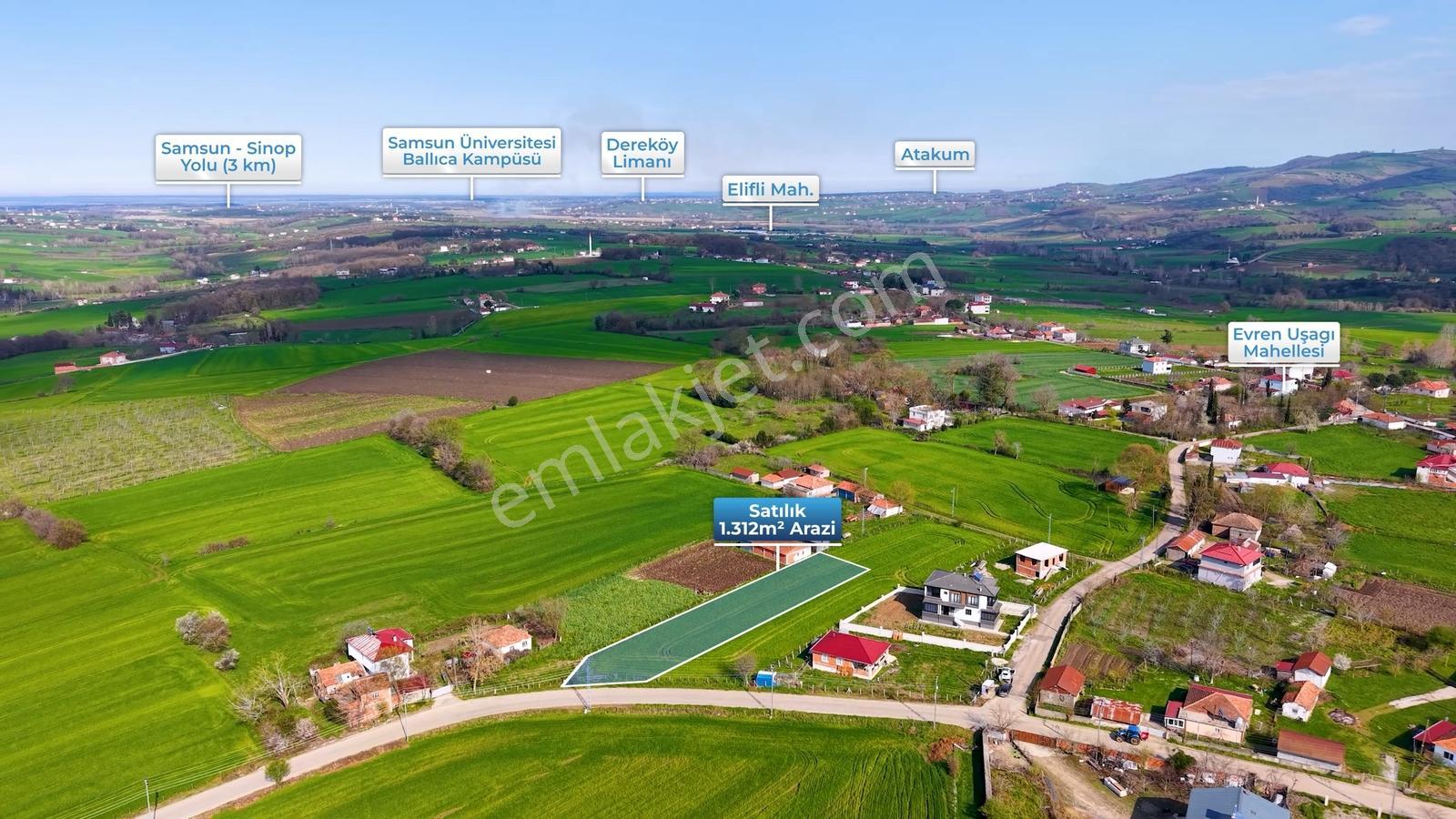 Evren Uşağı Merkezinde Köy Yerleşim İçinde Satılık Tarla - Görsel 16