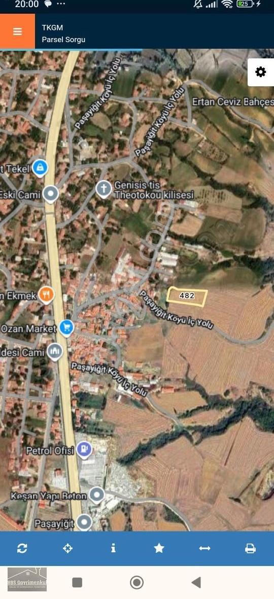 Paşayiğit Mahallesinde İmarın Dibinde Satılık Tarla