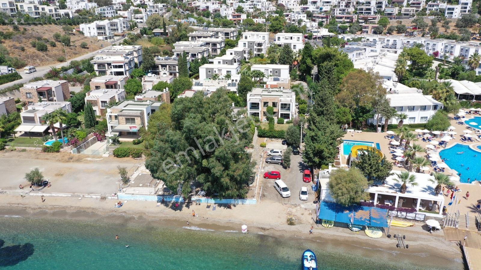 Bodrum Kumbahçede Ayrıcalıklı Konumda Denize Sıfır Bahçe Katı - Görsel 15