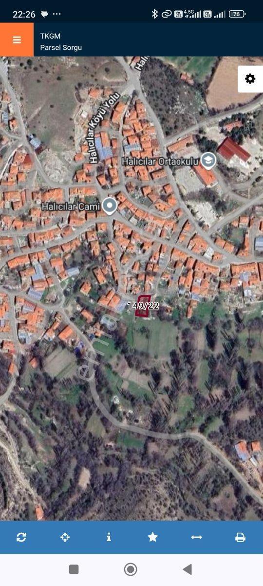 Burdur Merkez Halıcılar Köyü Satılık 414m2 Köy İçi Bahçe - Görsel 3
