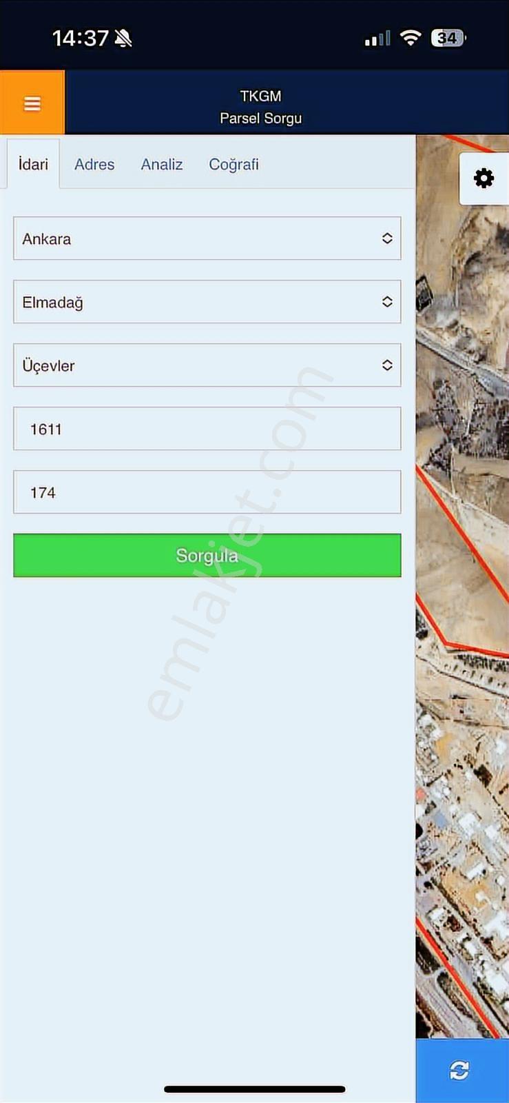 Elmadağ Üçevler İmara Sınır Yatırımlık Kaçmaz Fırsat - Görsel 4