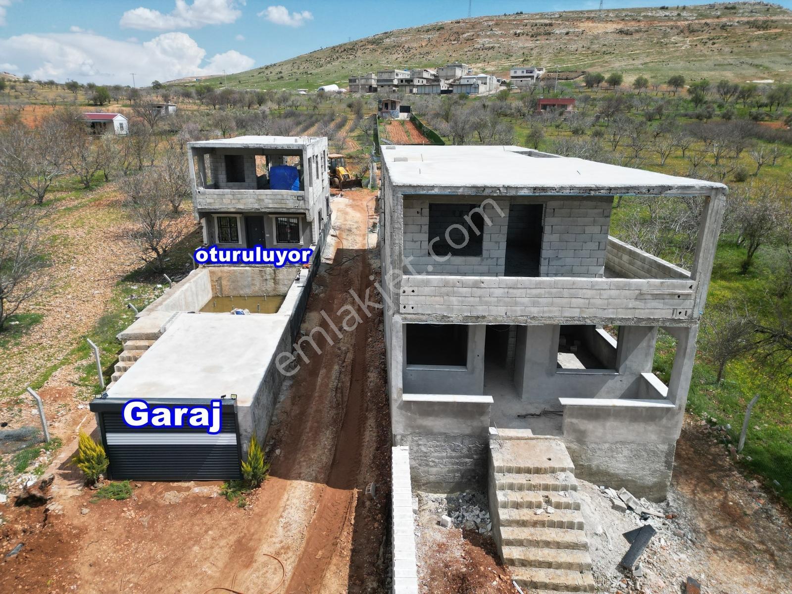 Oğuzeli Çaybaşı 1000 M2 Havuzlu,tel Çitli Bağevi Takas Var - Görsel 8