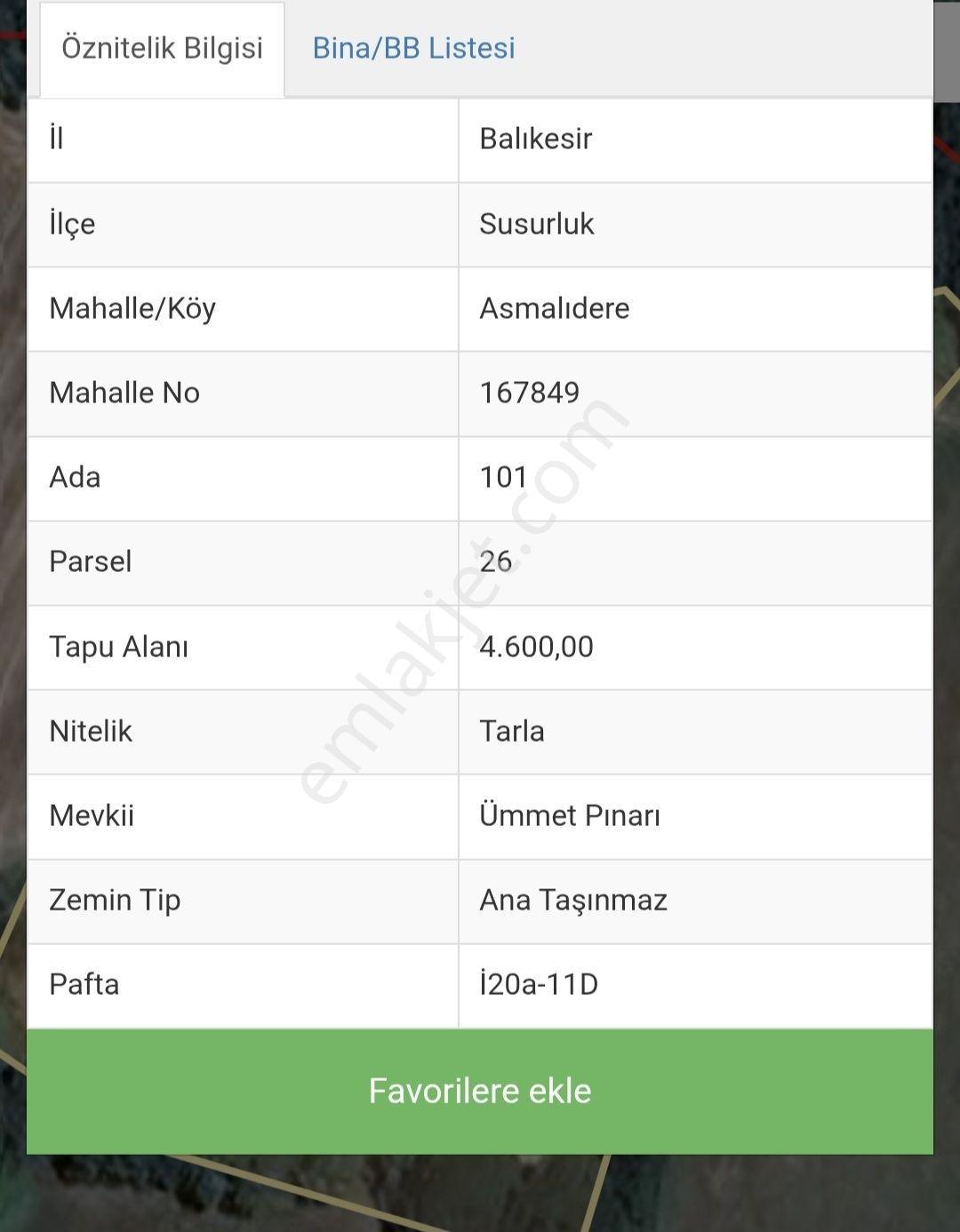 Dialog Leo Balıkesir Susurluk Asmalıdere Satılık 4600 M2 Tarla - Görsel 6