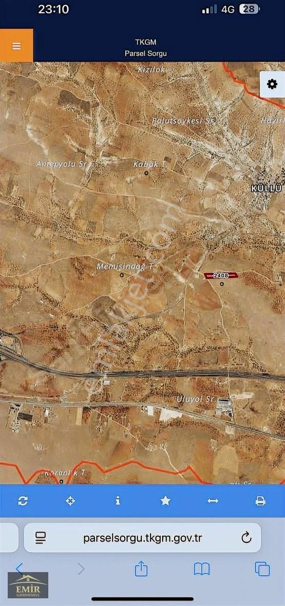 Emir Gayriemnkulden Külüde 15dönüm Tek Tapu Arazi - Görsel 6