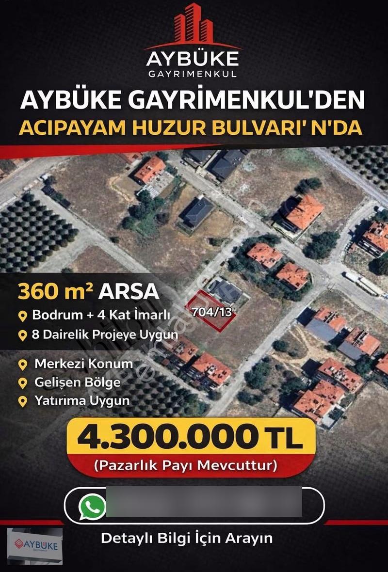 Huzur Bulvarında 8 Dairelik Arsa