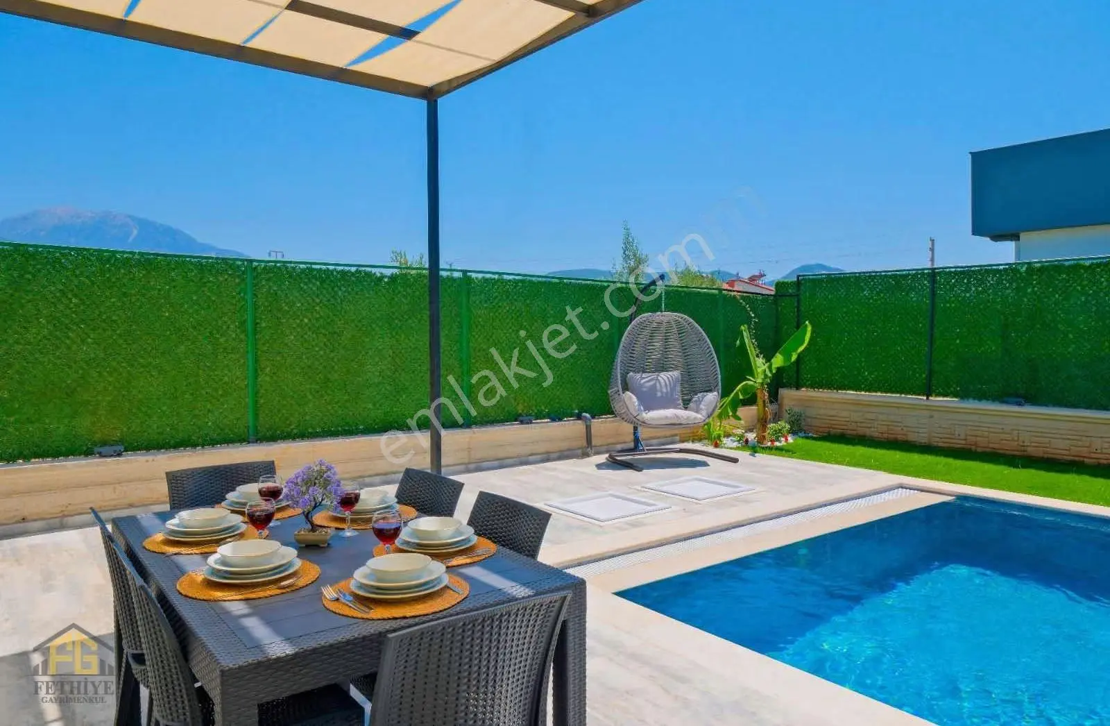Fethiye Merkezde Çatalarık Mah. Kiralık Müstakil Havuzlu Villa - Görsel 27
