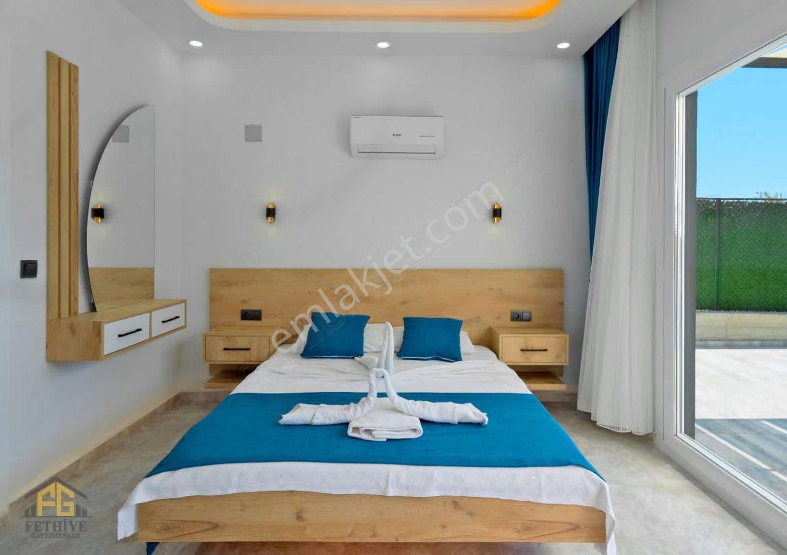 Fethiye Merkezde Çatalarık Mah. Kiralık Müstakil Havuzlu Villa - Görsel 24
