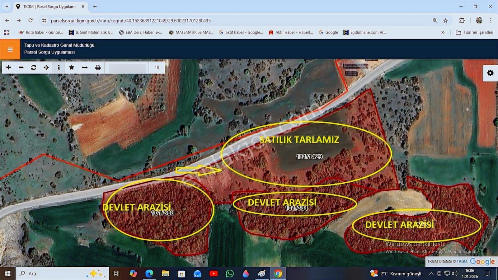 Arslan Emlak'tan İnegöl Yeni Yörük Mahallesinden Satılık Tarla - Görsel 31