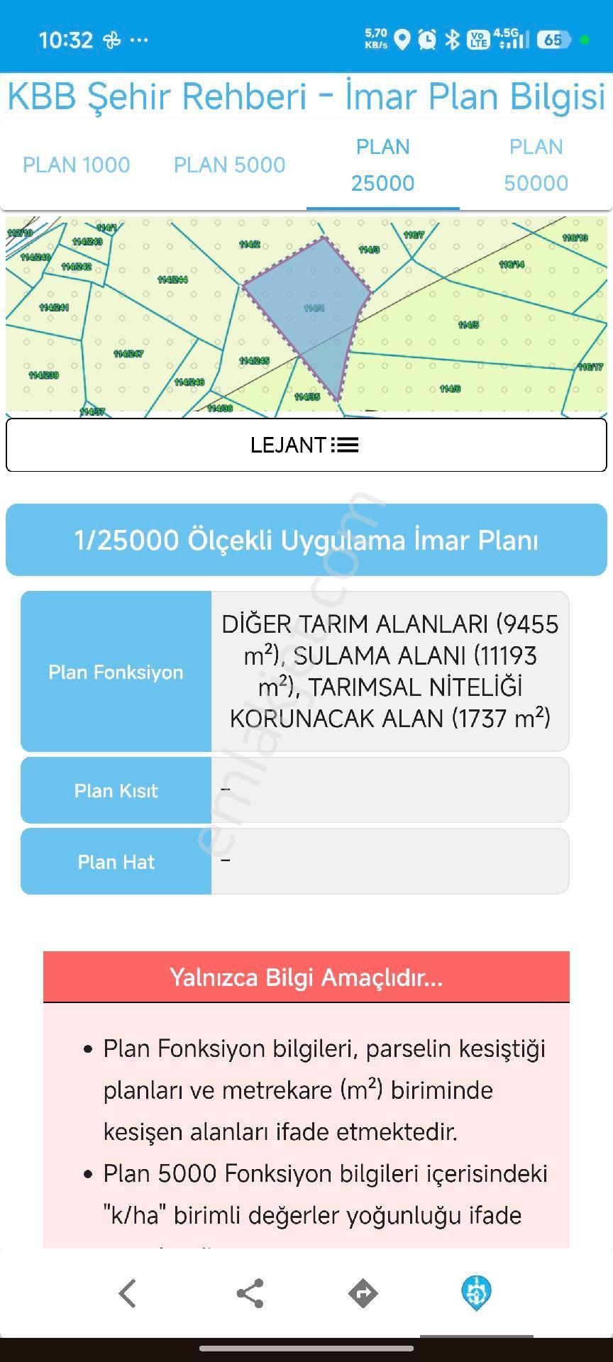 Avcı Köy'de Satılık 11192 M² %5 İmarlı Tarla - Görsel 7