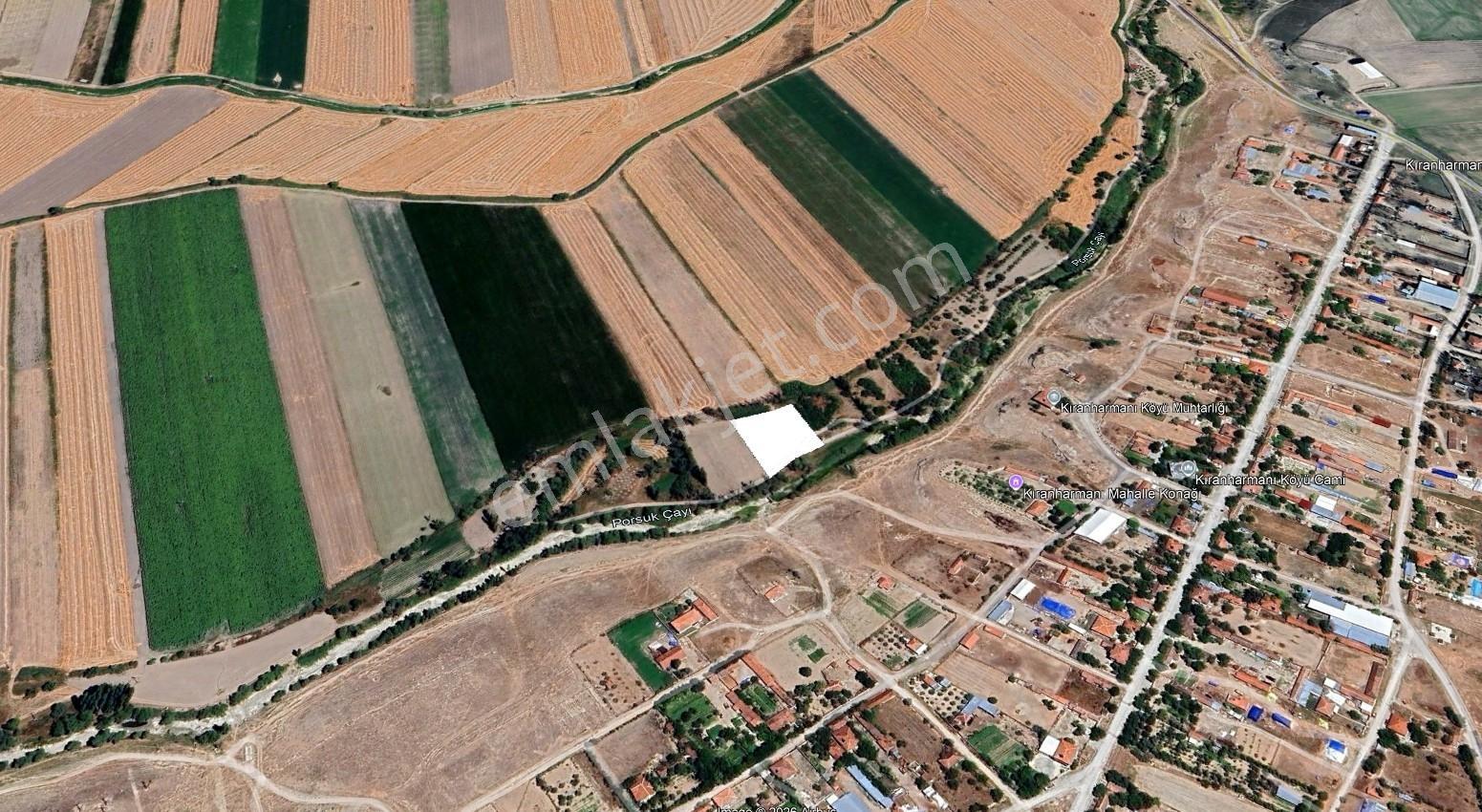 Kıranharmanı // Satılık // Porsuk Çayına Sıfır // Tarla
