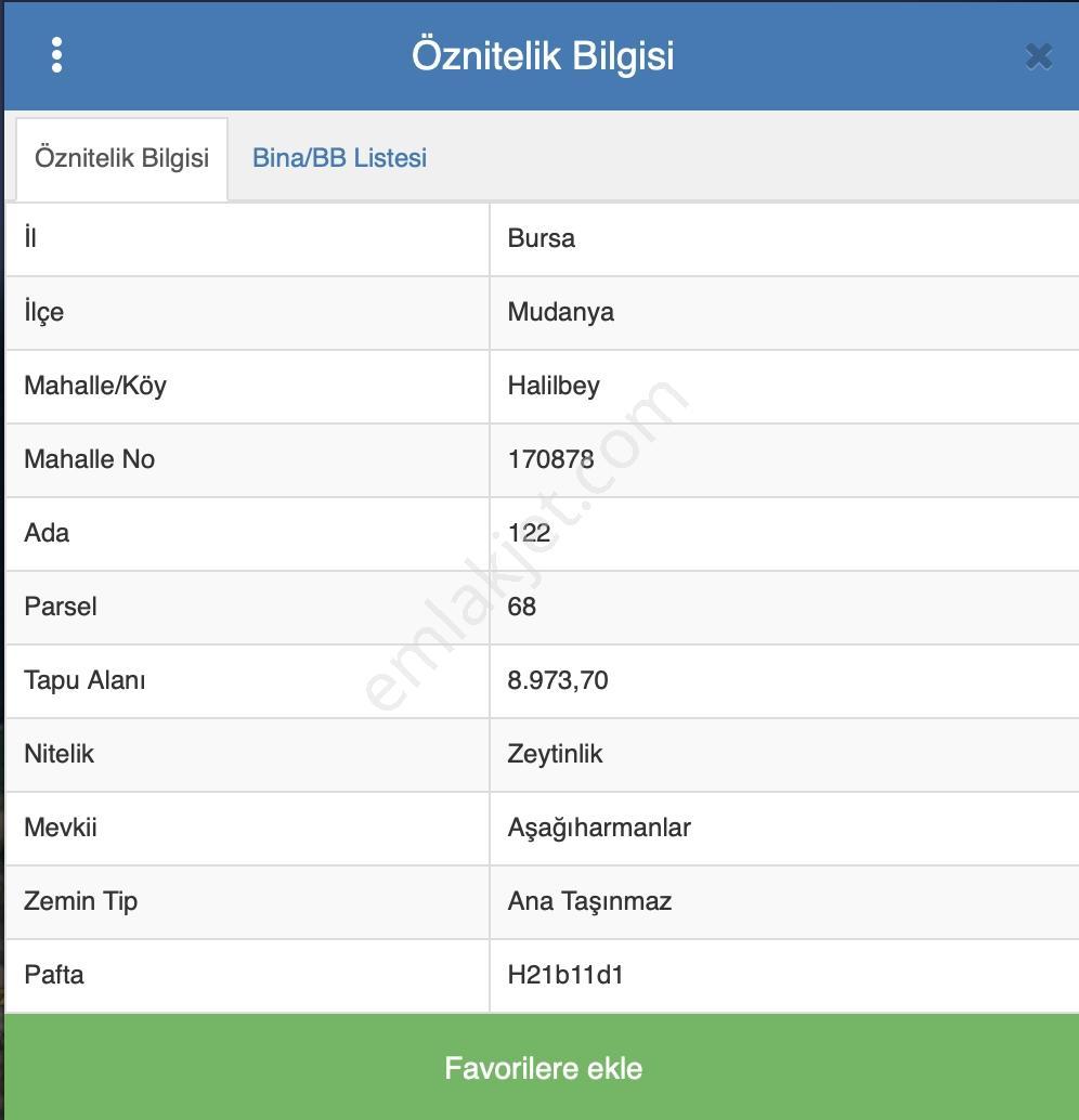 Cb Black'ten Mudanya Halilbey'de Satılık Arazi - Görsel 3