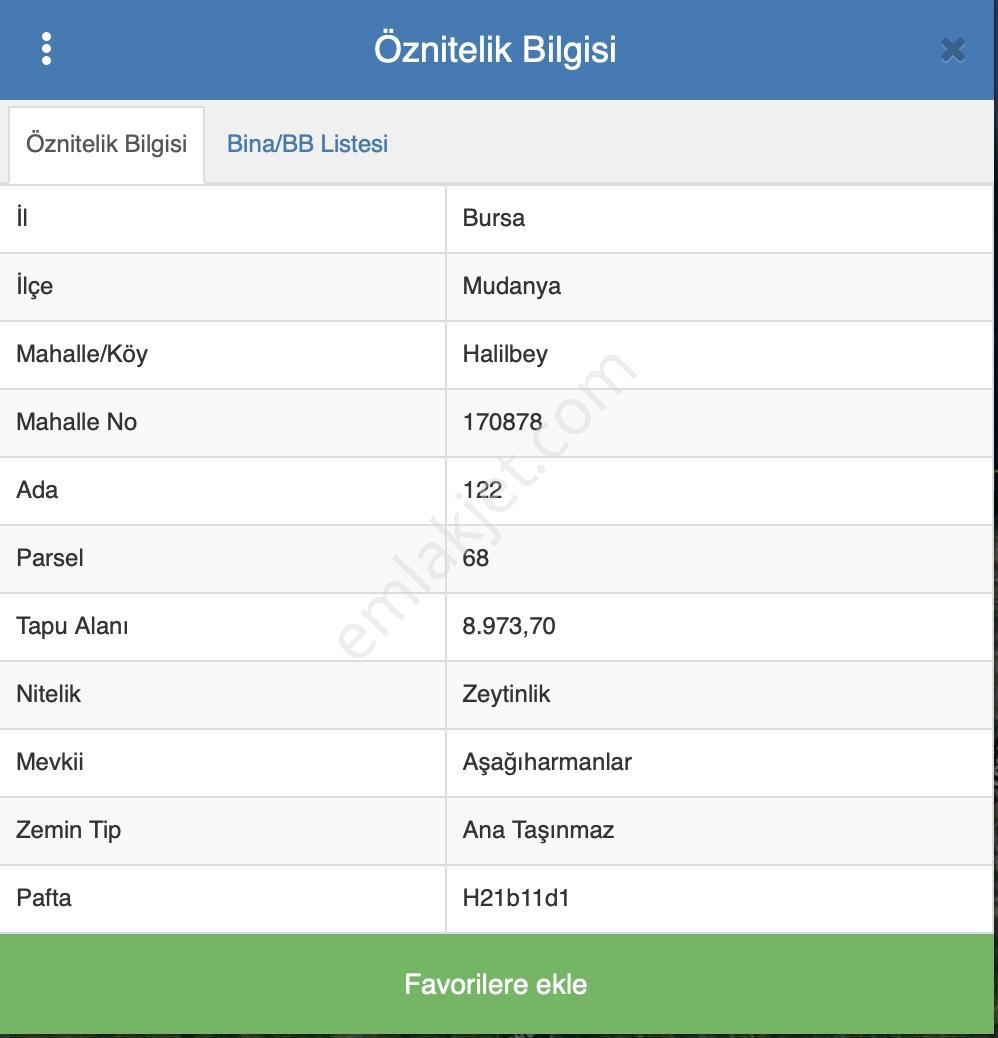 Cb Black'ten Mudanya Halilbey'de Satılık Arazi - Görsel 3