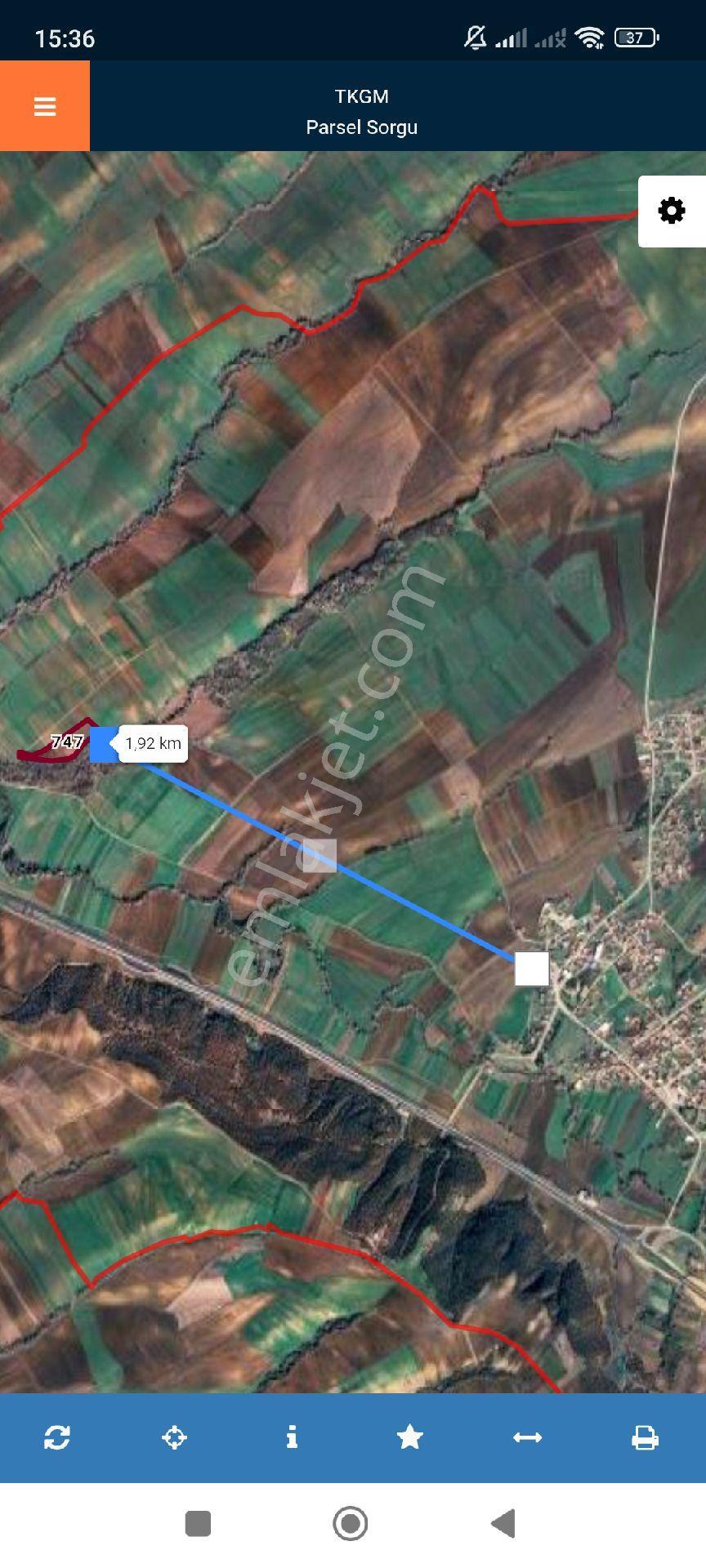 18500 Metrekare Kadastral Yolu Var - Görsel 3