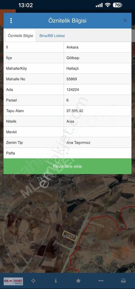 Gölbaşı Hallaçlı'da Konut İmarlı Bulvar Cephe Kök Tapu Satılık - Görsel 3
