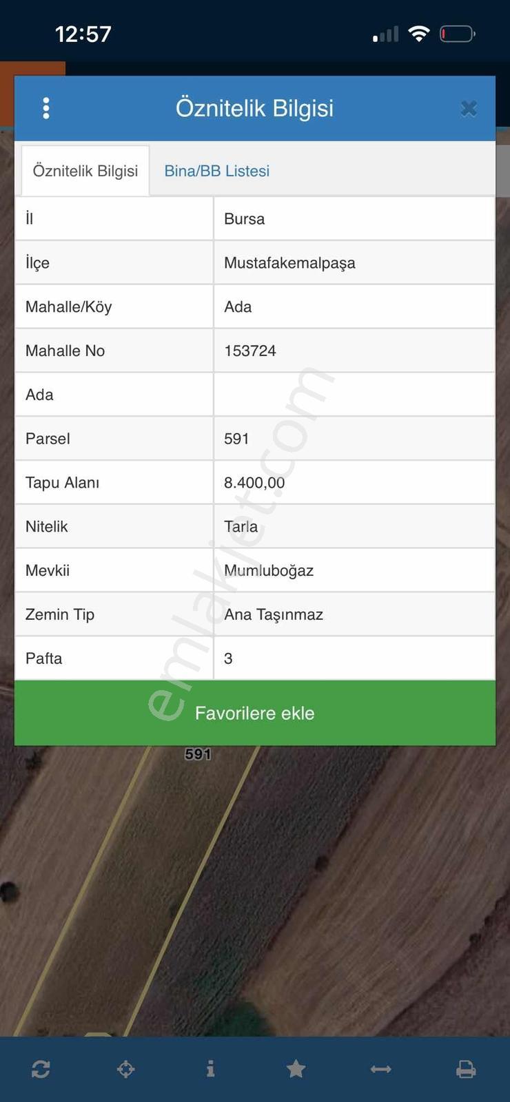 Imk Immobılıen By Berce-satılık Tarla