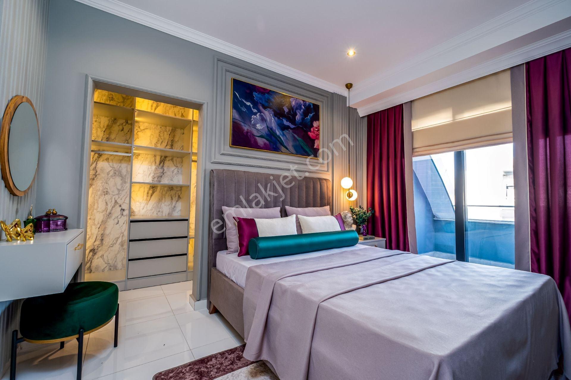 Alanya Oba’da Satılık 3+1 Geniş Daire – Full Eşyalı, Havuz Ve Dağ Manzaralı - Görsel 8