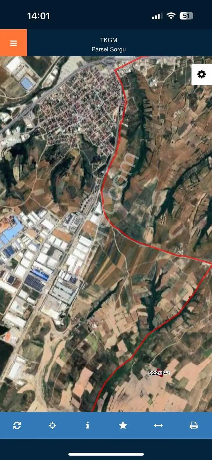 Ze/max Gayrimenkul Den 4332 M² Yatırımlık Tek Tapu Satılık Tarla - Görsel 2
