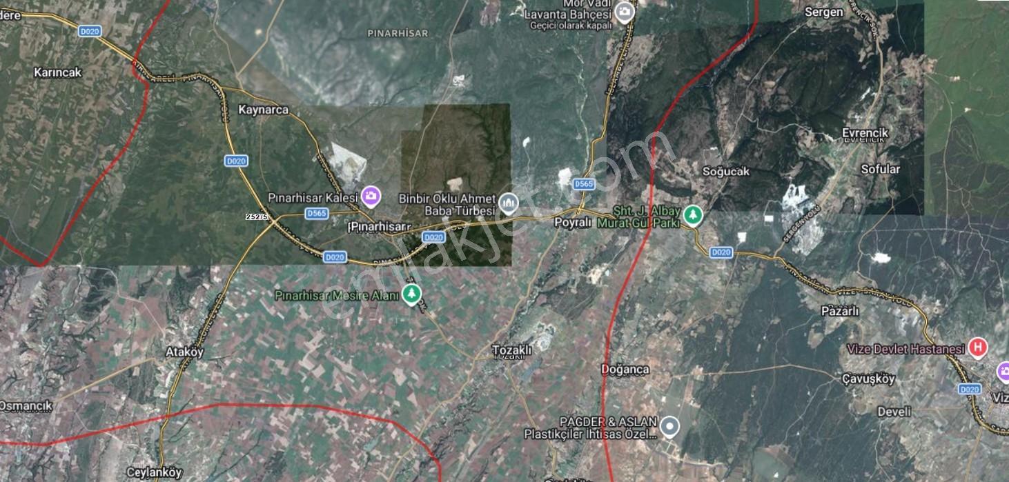 F.akboga Satılık Pınarhisar Kaynarca Akarlarda Tek Tapu 7486 M2 - Görsel 6