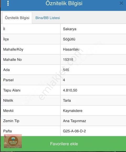 Remax Arminadan Sakarya Söğütlü Hasanfakıda %60 İmarlı Arsa - Görsel 4