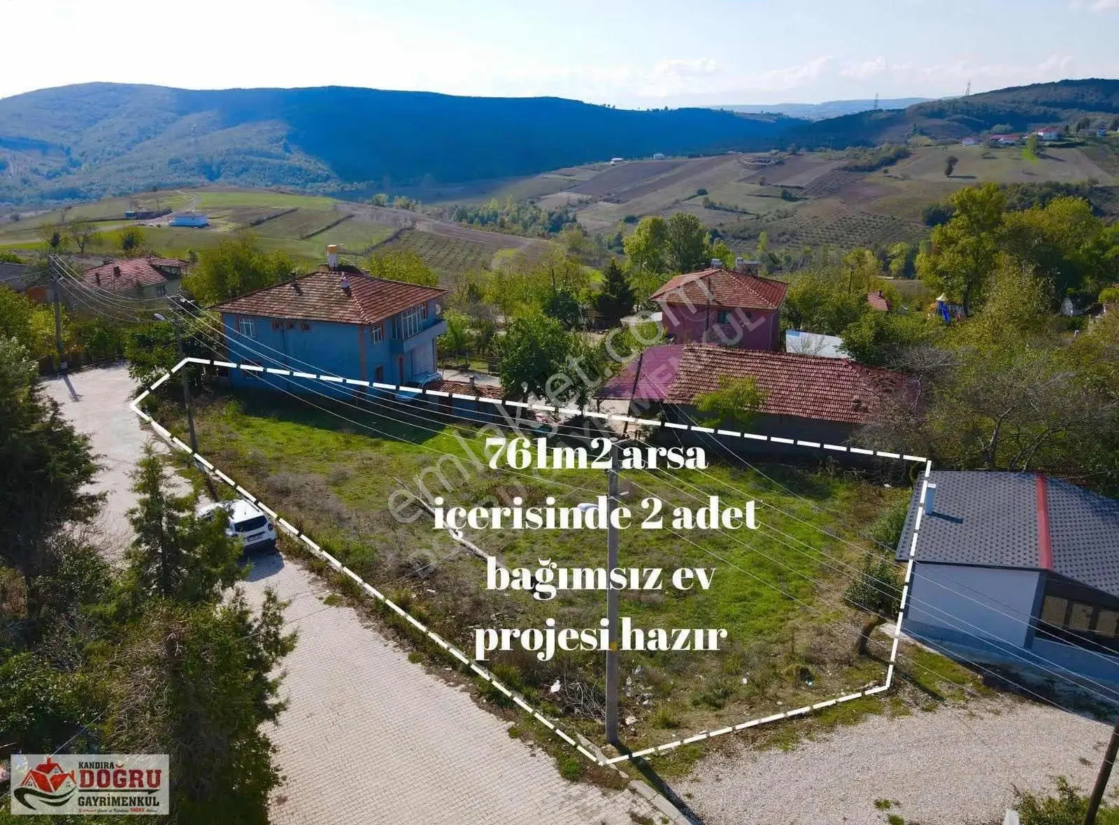 Fırsat Arsa! 2 Adet Projesi Çzik Ruhsat Alınmış 761m2 Kupon Arsa