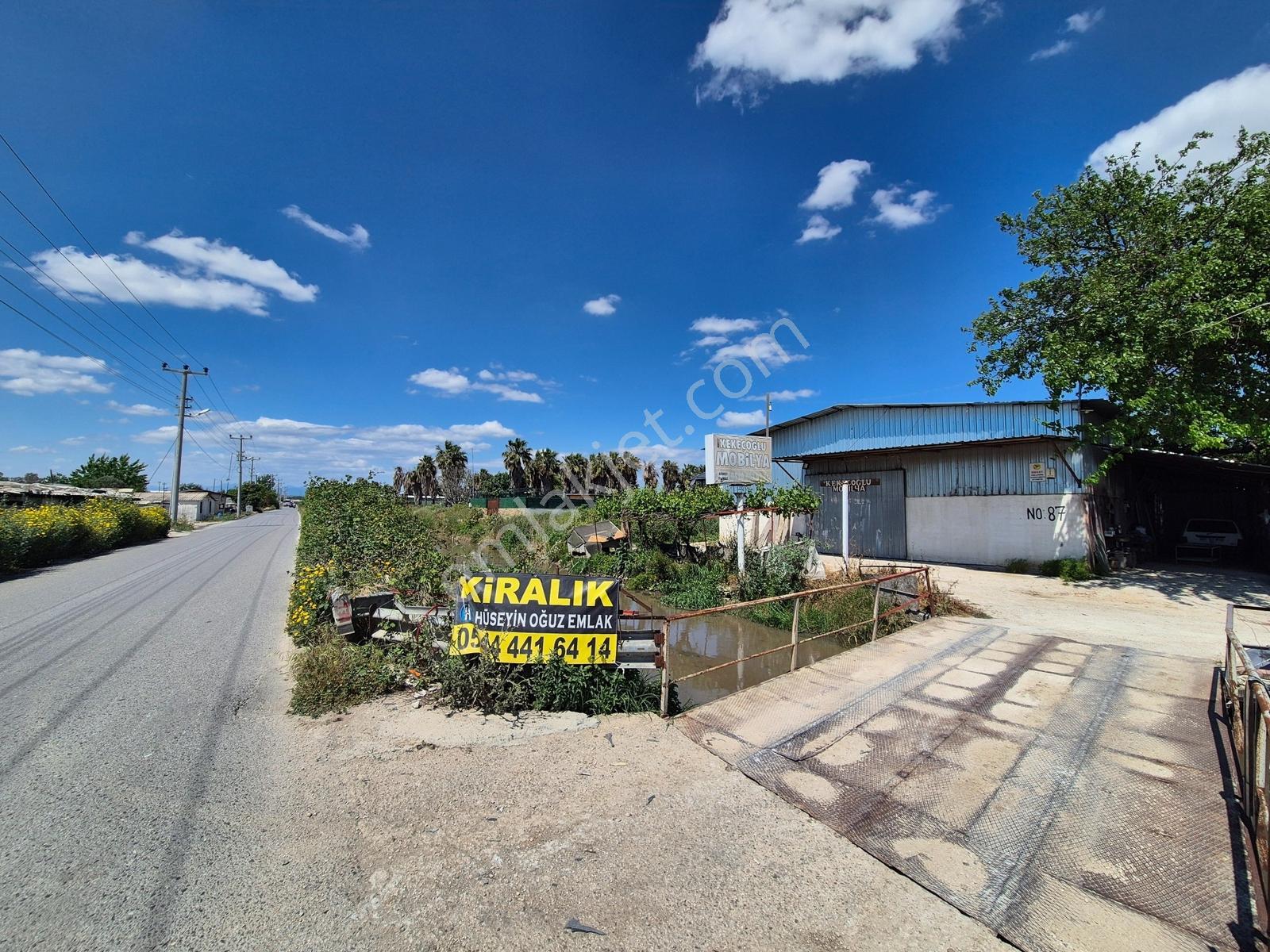 Kanal Yolunda 500m² Kiralık Depo