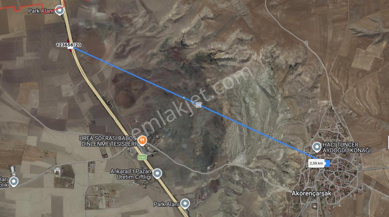 Gölbaşı Akvirançarşak'ta Tek Tapu 1.000 M2 Yatırımlık Tarla - Görsel 6