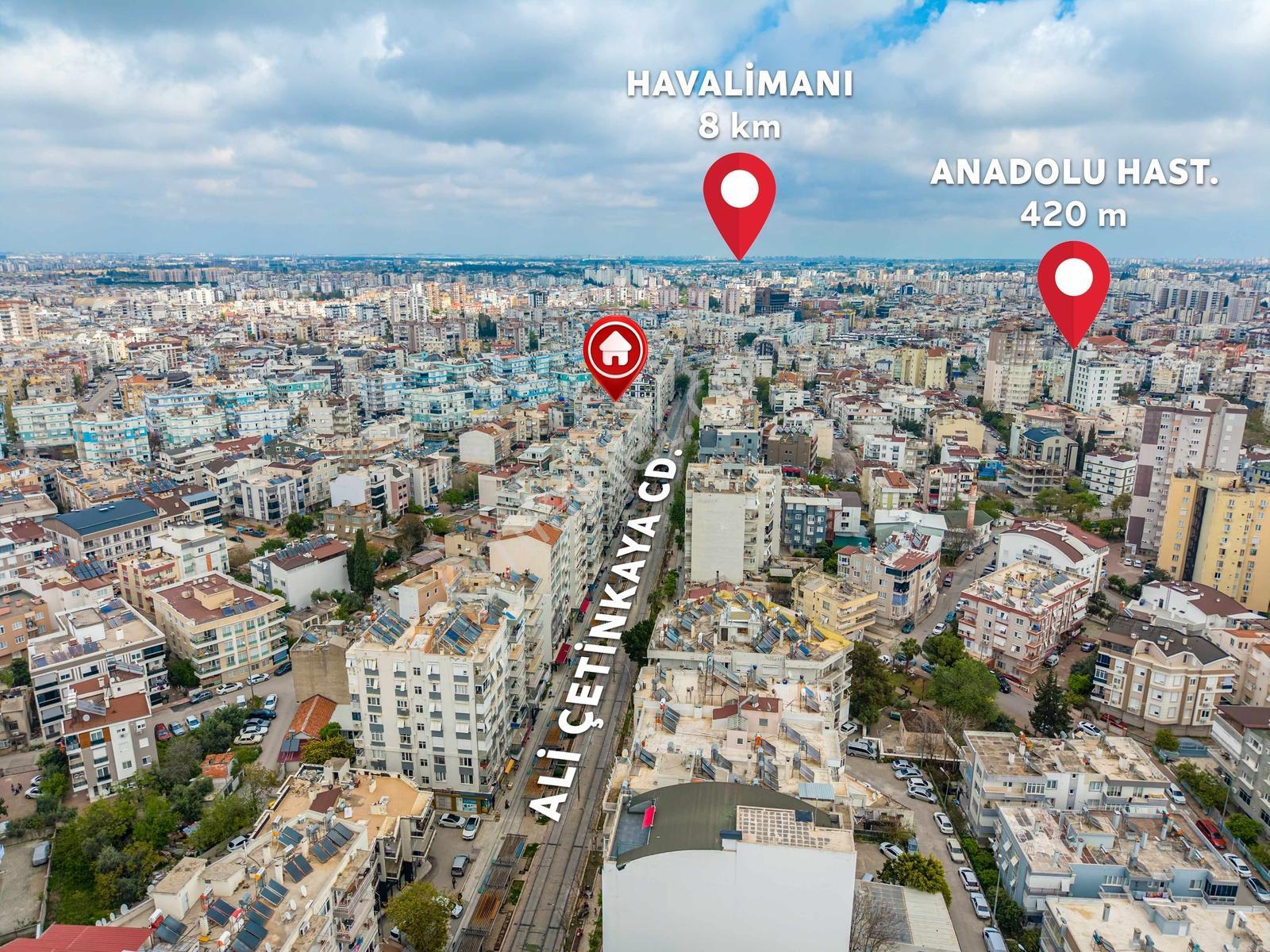 Ali Çetinkaya Caddesi Üzerinde Merkezi Konumda 2+1 Satılık Daire - Görsel 26