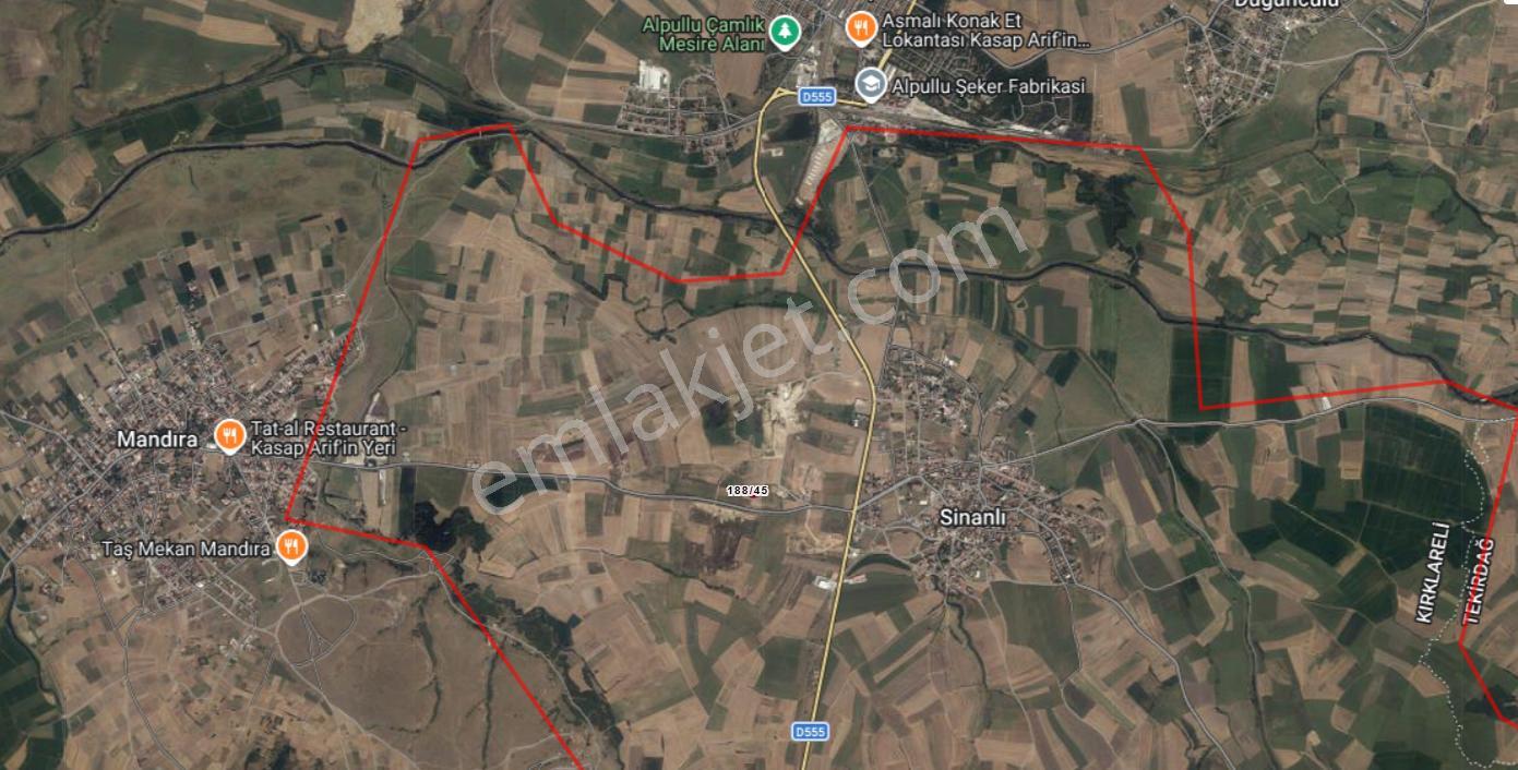 F.akboga Babaeski Sinanlı Mah Satılık 1740 M2 - Görsel 6