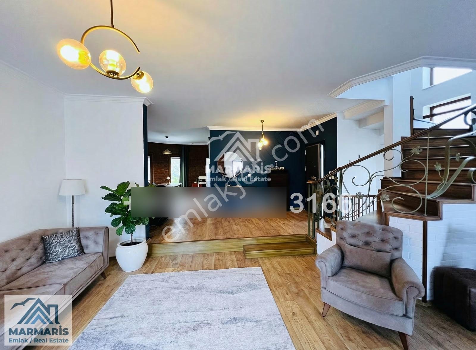 Kiralık Eşyalı 5+1, Saunalı, Yüzme Havuzlu, Şömineli Lüks Villa - Görsel 2