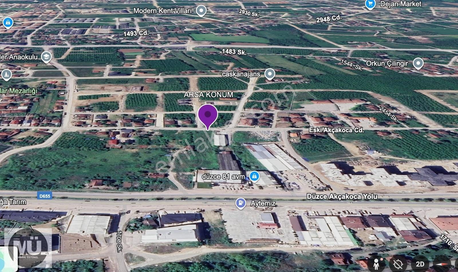 Akçakoca Yolu Üzeri Sancaklar'da İmarlı 992 M2 Satılık Arsa - Görsel 5