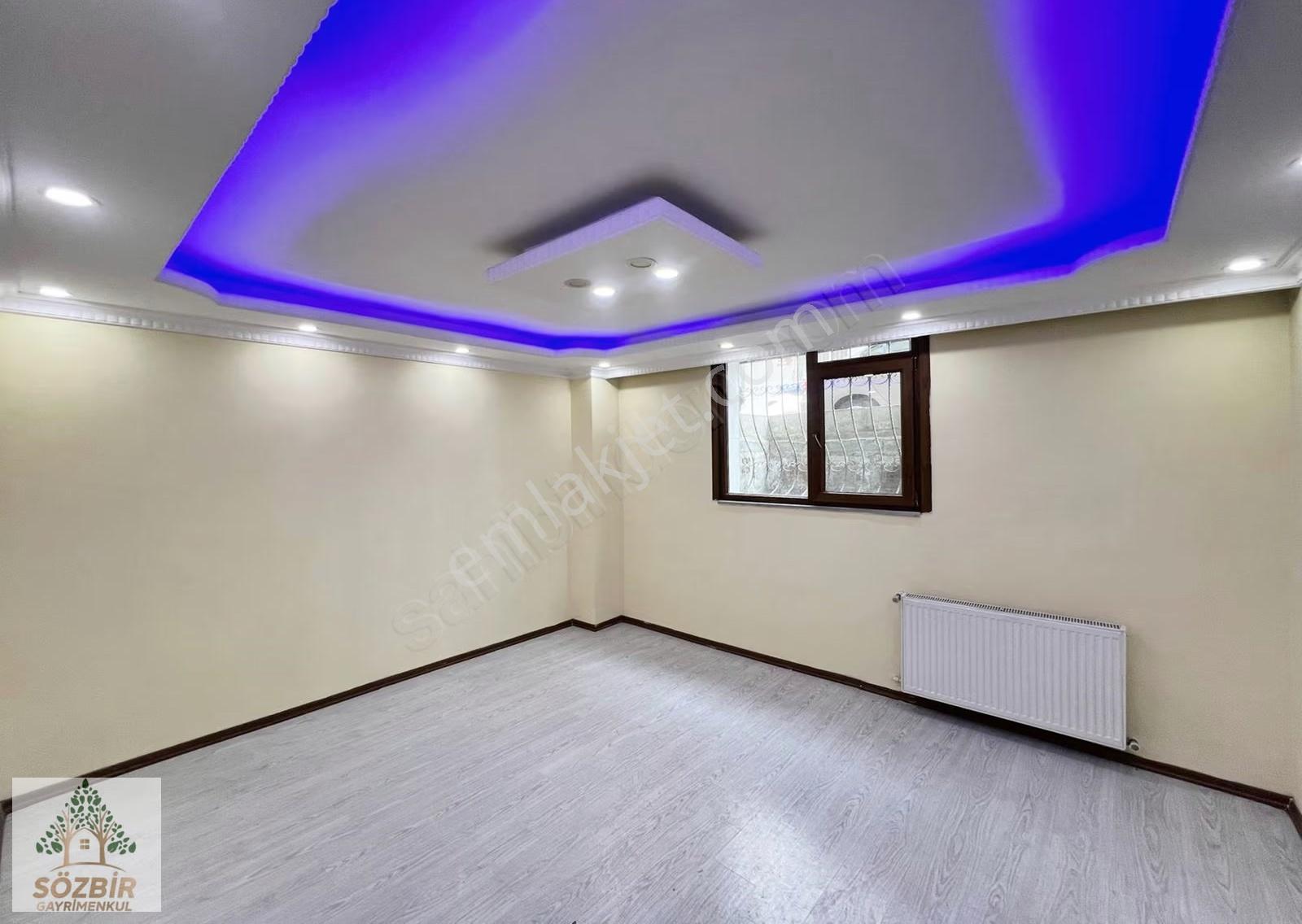 Sözbir' Pınar Mah 1+1 Geniş Bahçeli Kapalı Mutfak Satılık B.katı