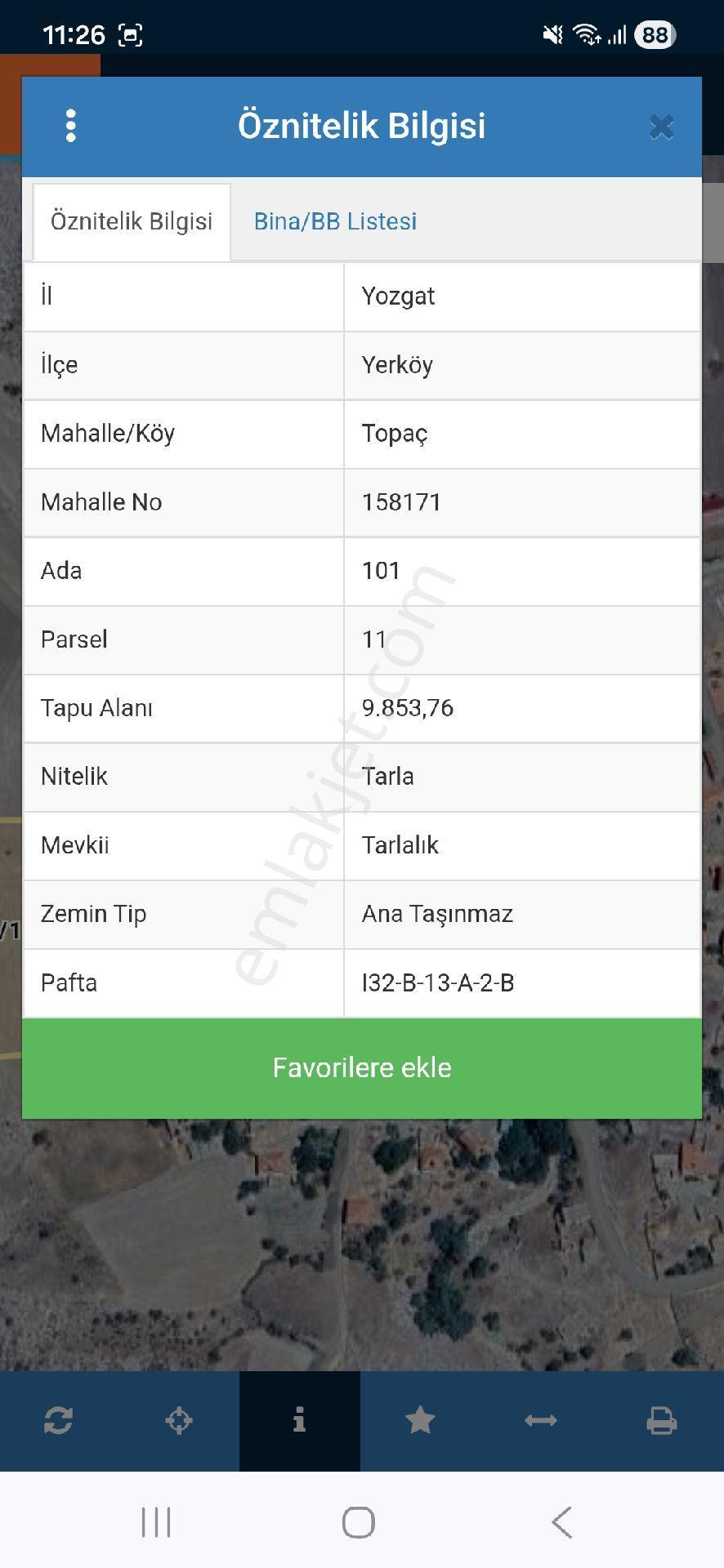 Yerköy Topaç Mah 9853 M2 Köy İçi İmarlı Elektrik Yol Su Yapı Var - Görsel 9