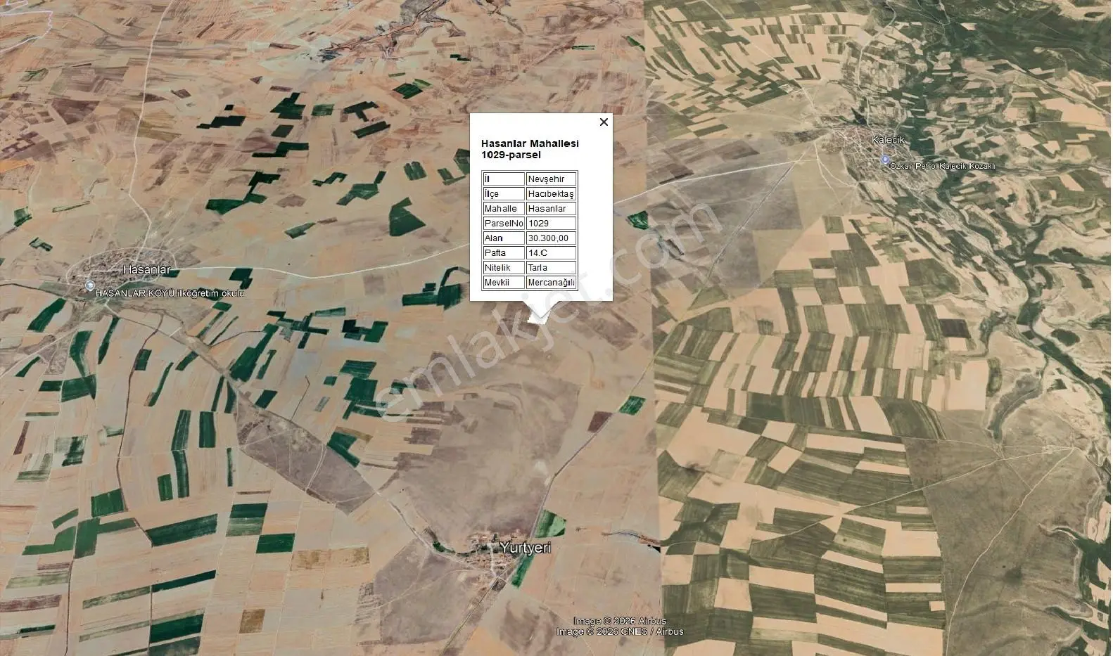 Nevşehir Hacıbektaş Hasanlar Köyünde 30.300 M² Satılık Arazi - Görsel 3