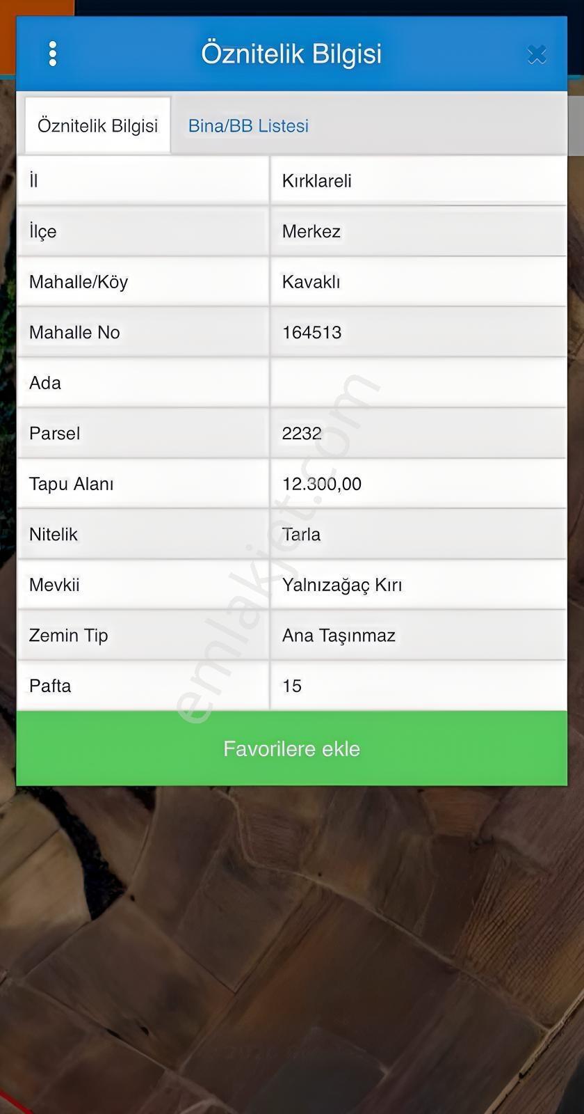 Emlakyap Tan Kırklareli Kavaklı Da 12300m2 Satılık Tarla - Görsel 2