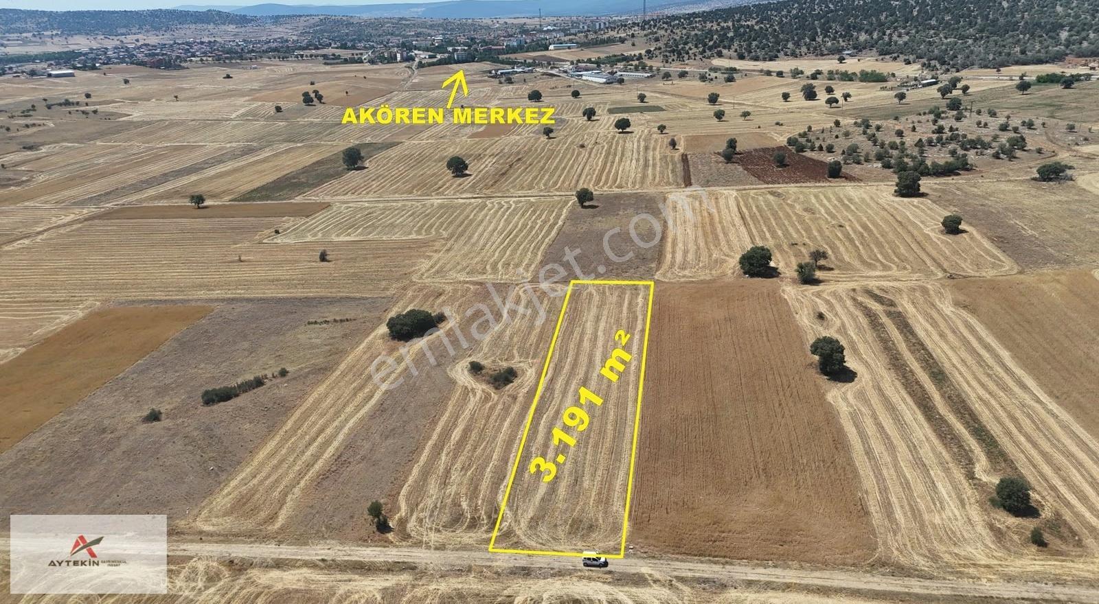 Akören Tülce Mahallesinde Yola Sıfır 3.191 M² Müstakil Tarla - Görsel 3