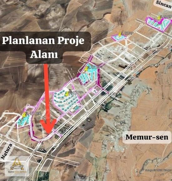 Projeden Al, Kazan! Sincan Yeni Peçenekte Satılık Daireler