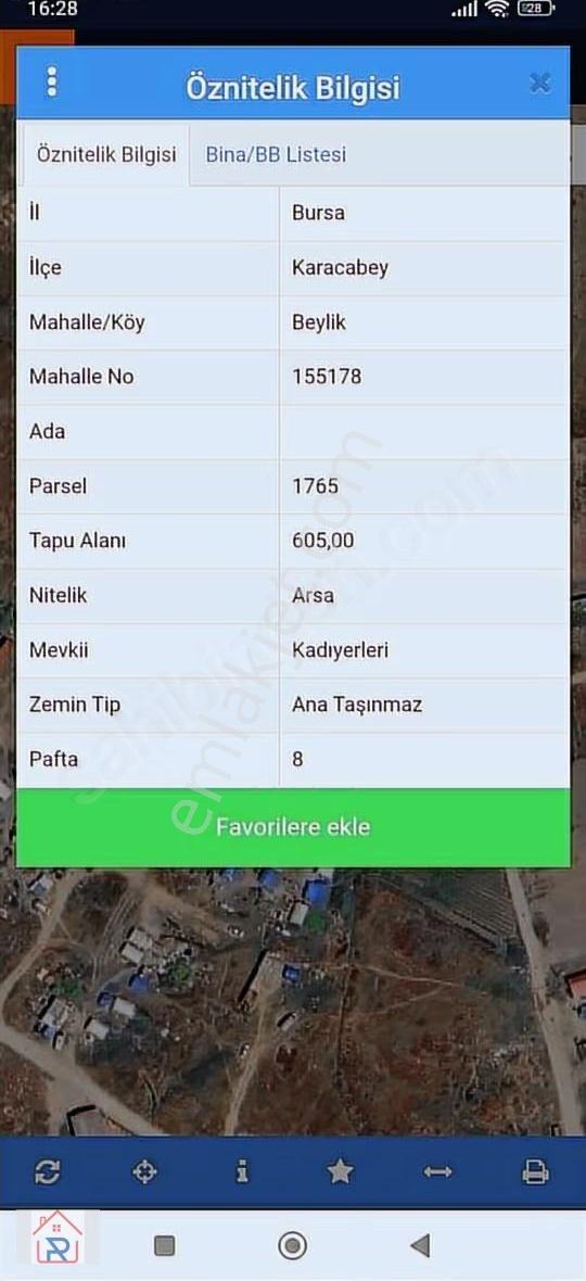 Relax Tr Gayrimenkul'den Karacabey Beylik Köyü Satılık Arsa
