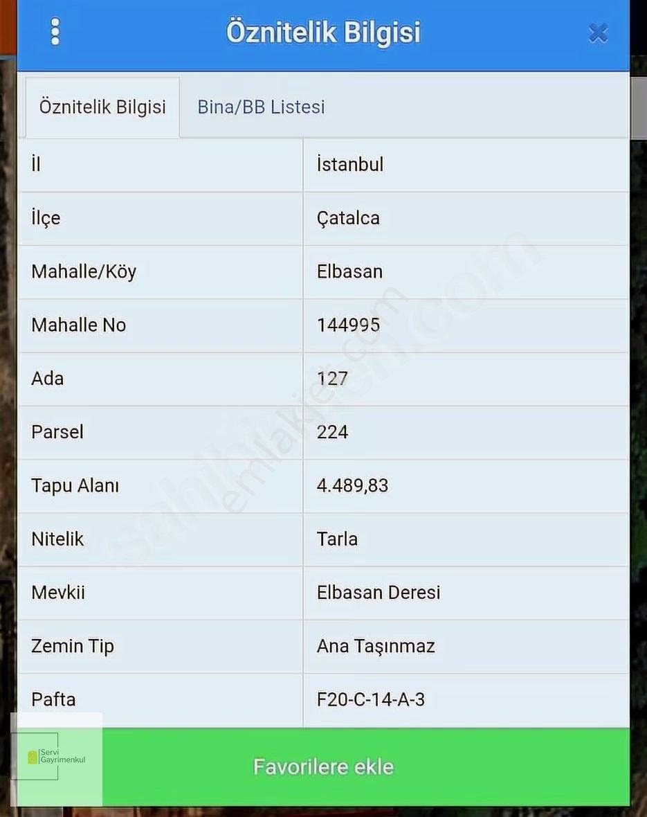 Çatalca Elbasan Mahallesi Nde 293 M2 Yatırımlık Parsel - Görsel 5