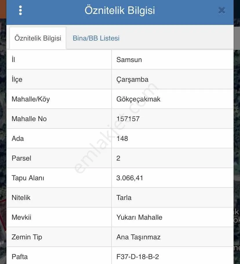 Lerox Uçar Caner'den Çarşamba Gökçeçakmakta 6.369m2 Fındıklık - Görsel 5