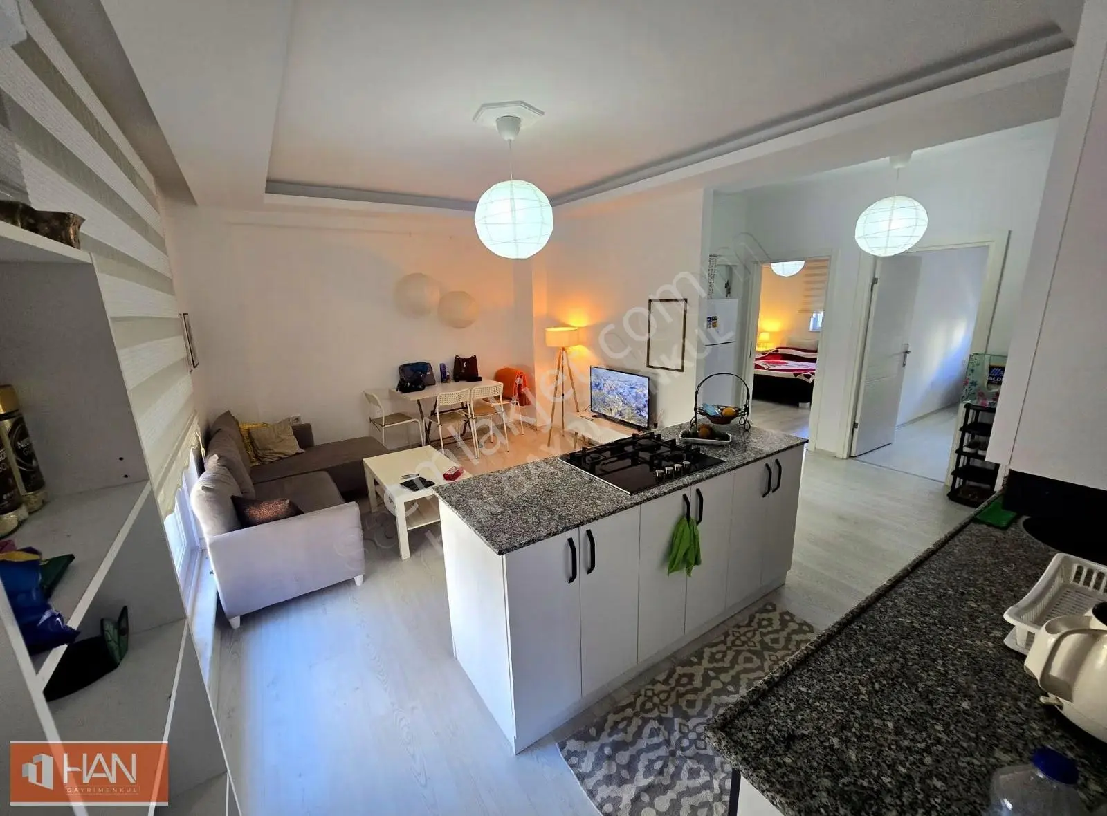 Ru/en Antalya Merkezde Full Eşyalı 2+1 Kiralık(аренда Кв.с Меб)